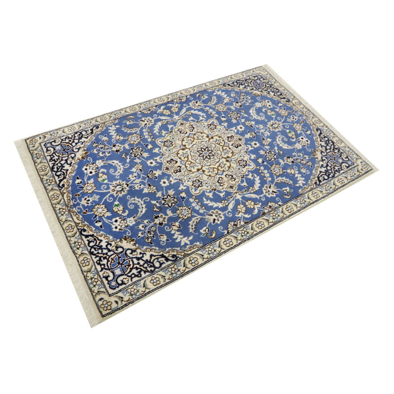Perser Rug - Nain - Royal - 136 x 90 cm - blue