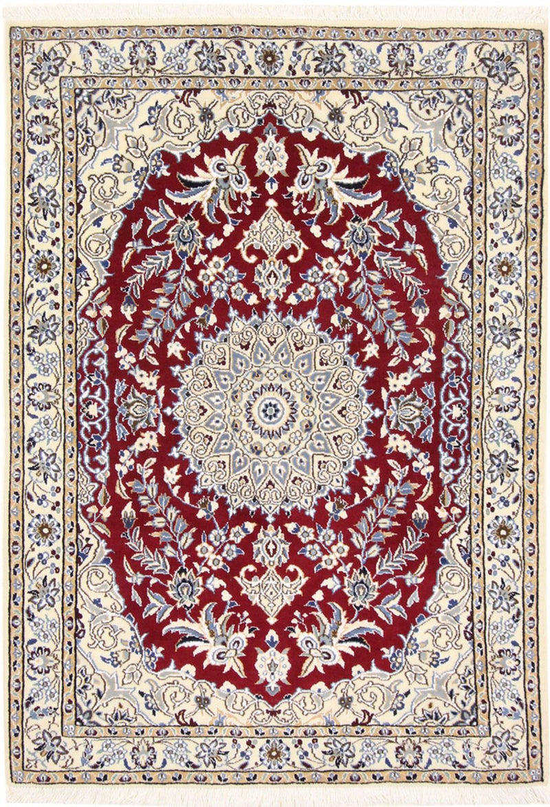 Perser Rug - Nain - Royal - 142 x 95 cm - red
