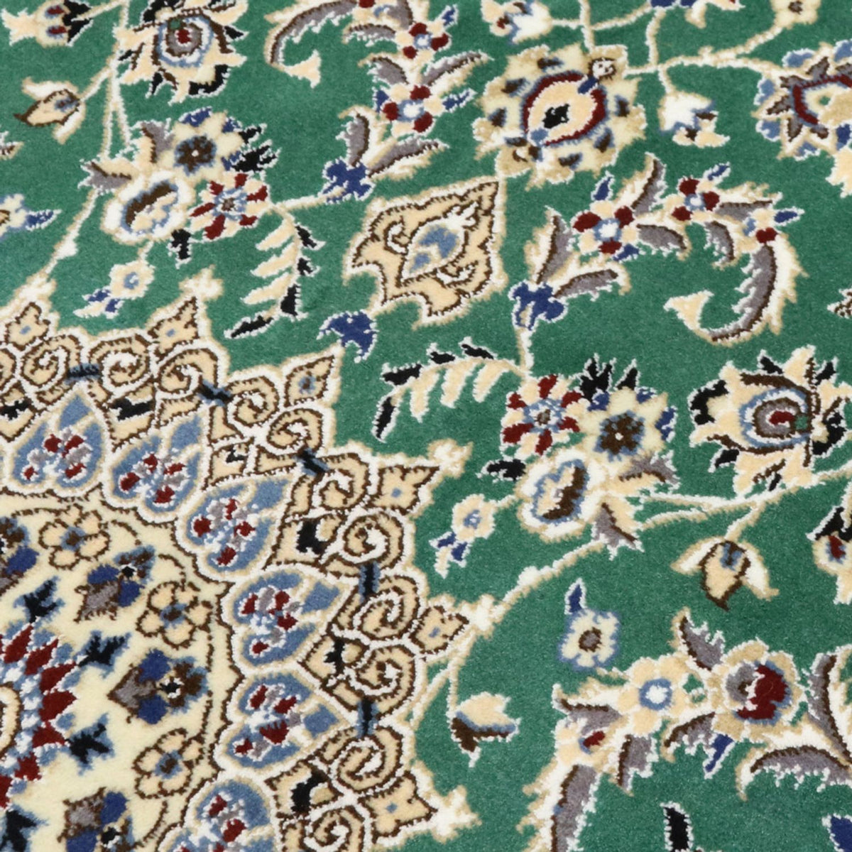 Perser Rug - Nain - Royal - 139 x 89 cm - green