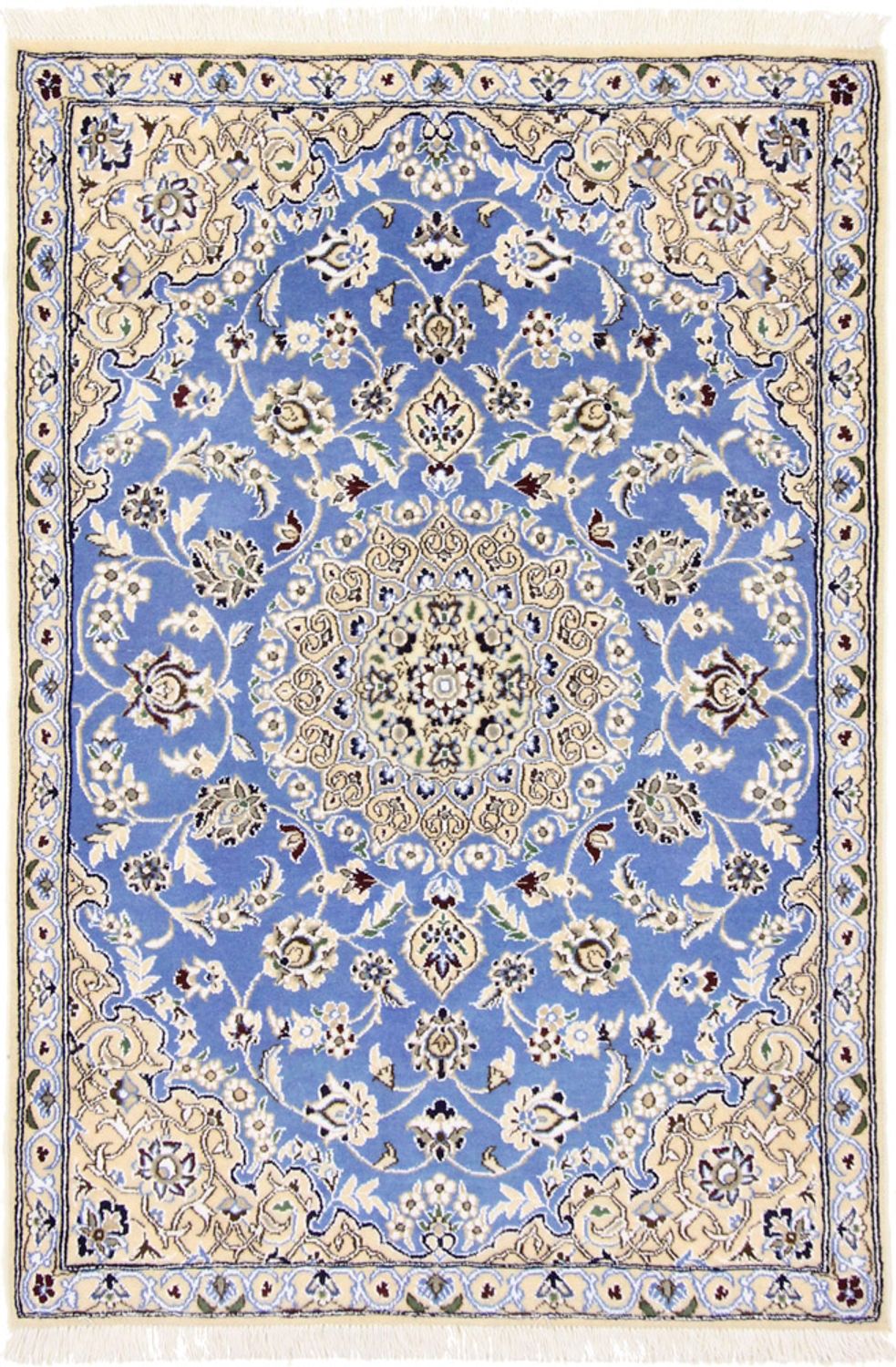 Perser Rug - Nain - Royal - 135 x 91 cm - blue