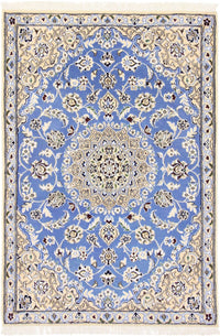 Perser Rug - Nain - Royal - 135 x 91 cm - blue