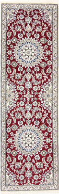 Runner Perser Rug - Nain - Royal - 197 x 62 cm - red