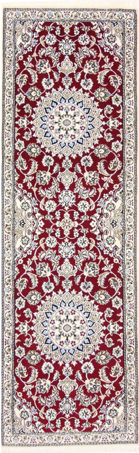 Runner Perser Rug - Nain - Royal - 197 x 62 cm - red