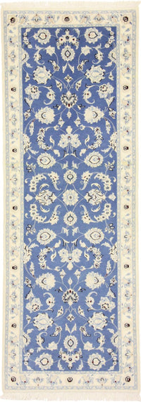 Runner Perser Rug - Nain - Royal - 207 x 69 cm - blue