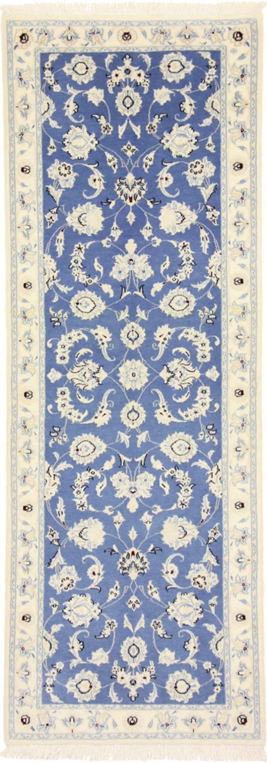 Runner Perser Rug - Nain - Royal - 207 x 69 cm - blue