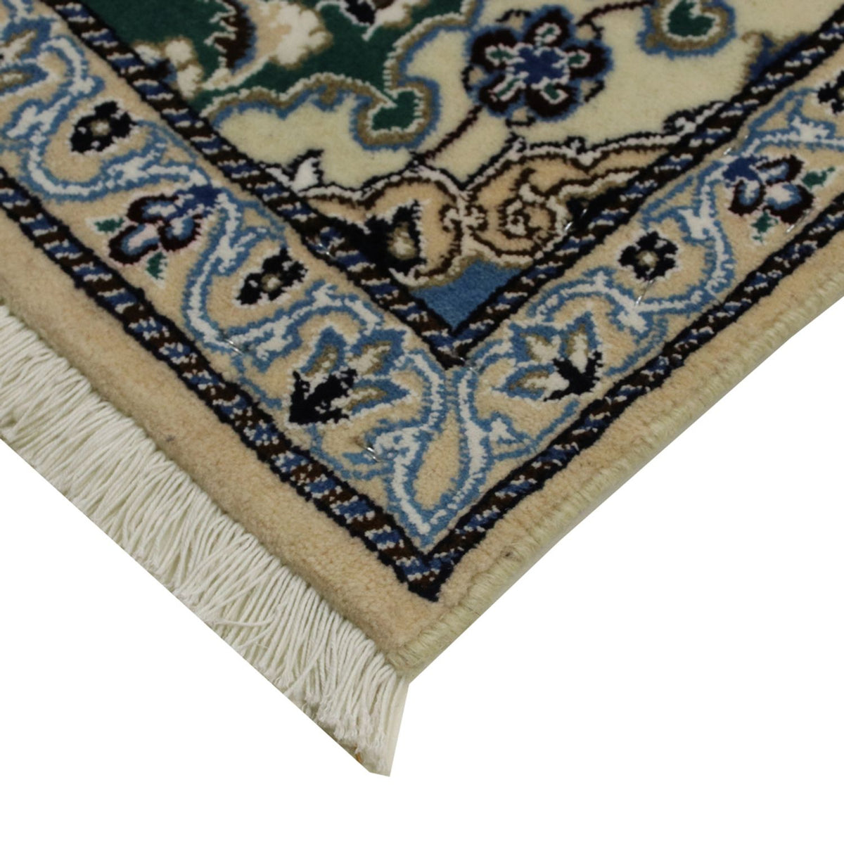 Runner Perser Rug - Nain - Royal - 200 x 60 cm - green