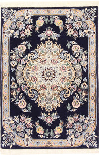 Perser Rug - Nain - Royal - 90 x 60 cm - dark blue
