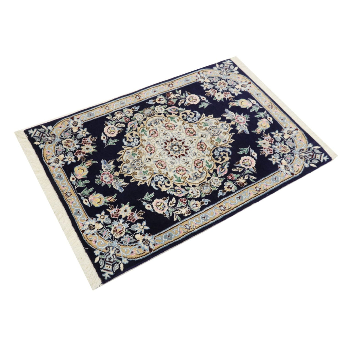 Perser Rug - Nain - Royal - 90 x 60 cm - dark blue