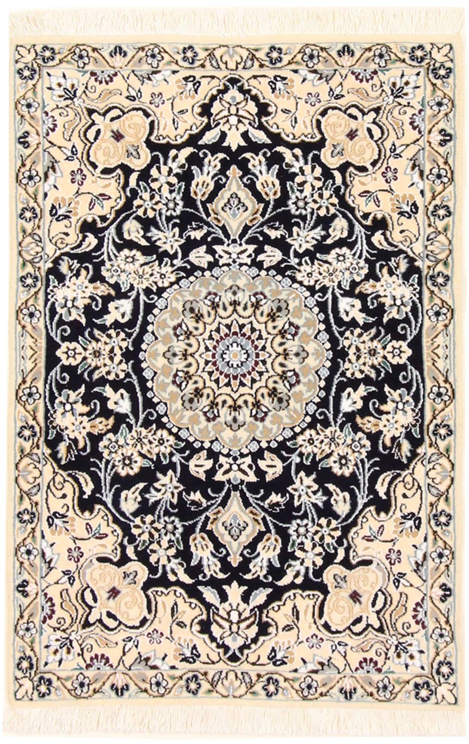 Perser Rug - Nain - Royal - 90 x 60 cm - dark blue