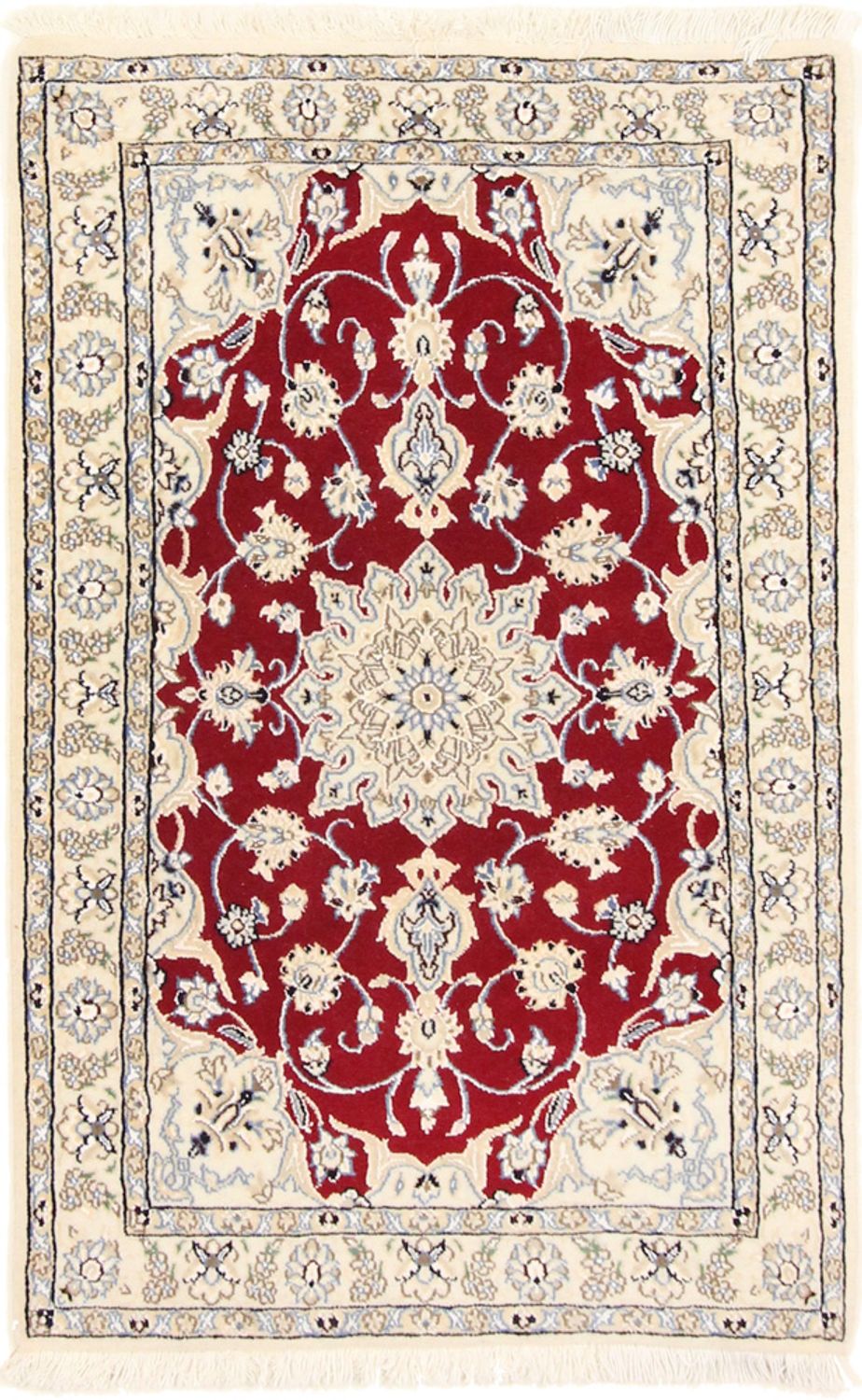 Perser Rug - Nain - Royal - 90 x 60 cm - red