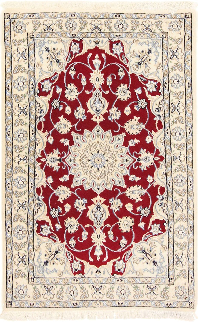 Perser Rug - Nain - Royal - 90 x 60 cm - red