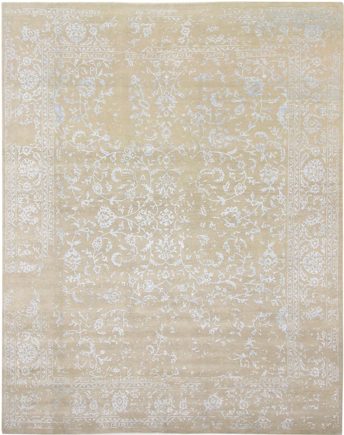 Designer Rug - 306 x 243 cm - light blue