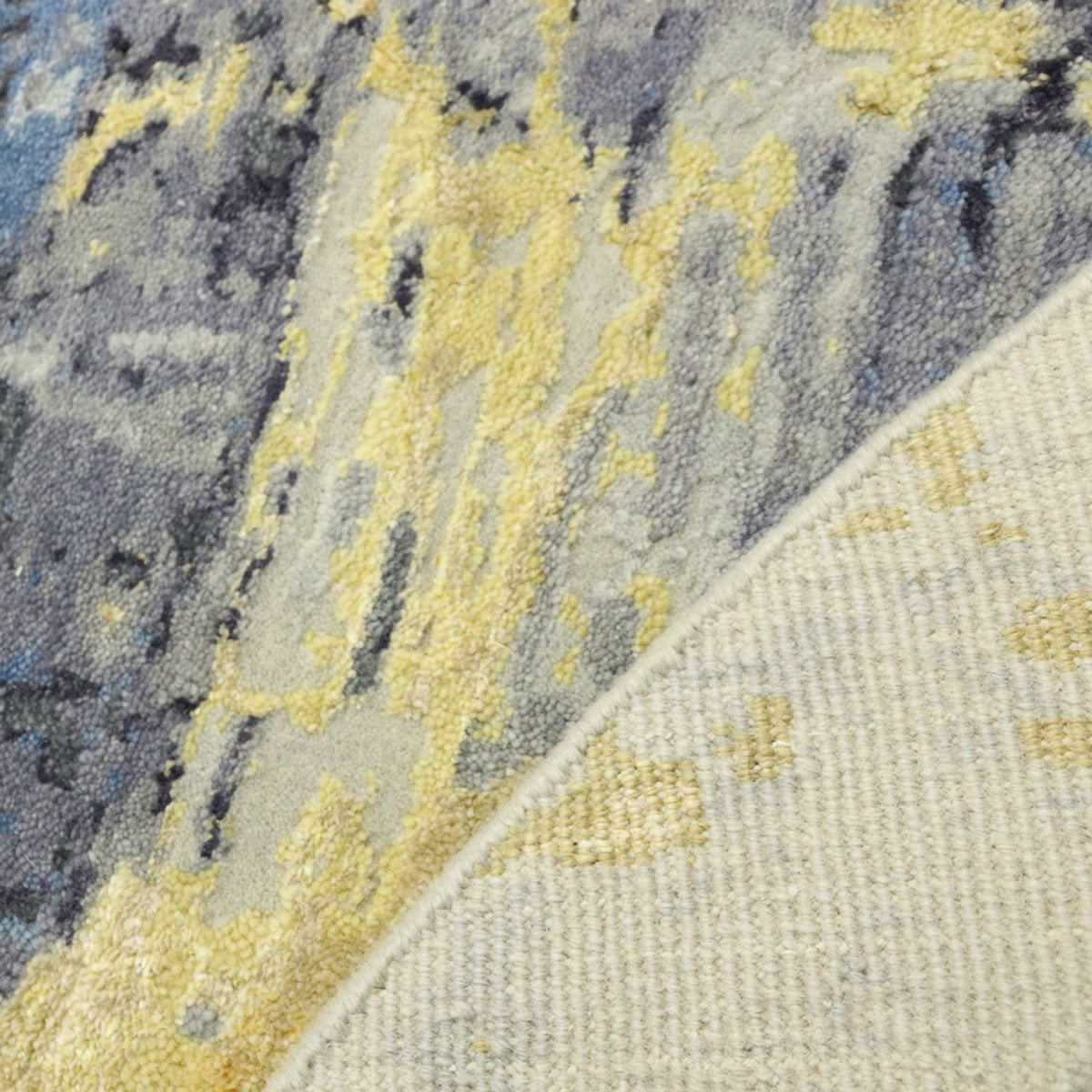 Designer Rug round  - 249 x 249 cm - multicolored