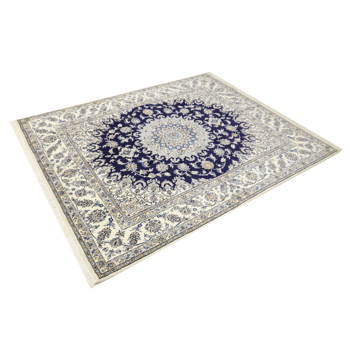 Perser Rug - Nain - 297 x 240 cm - dark blue