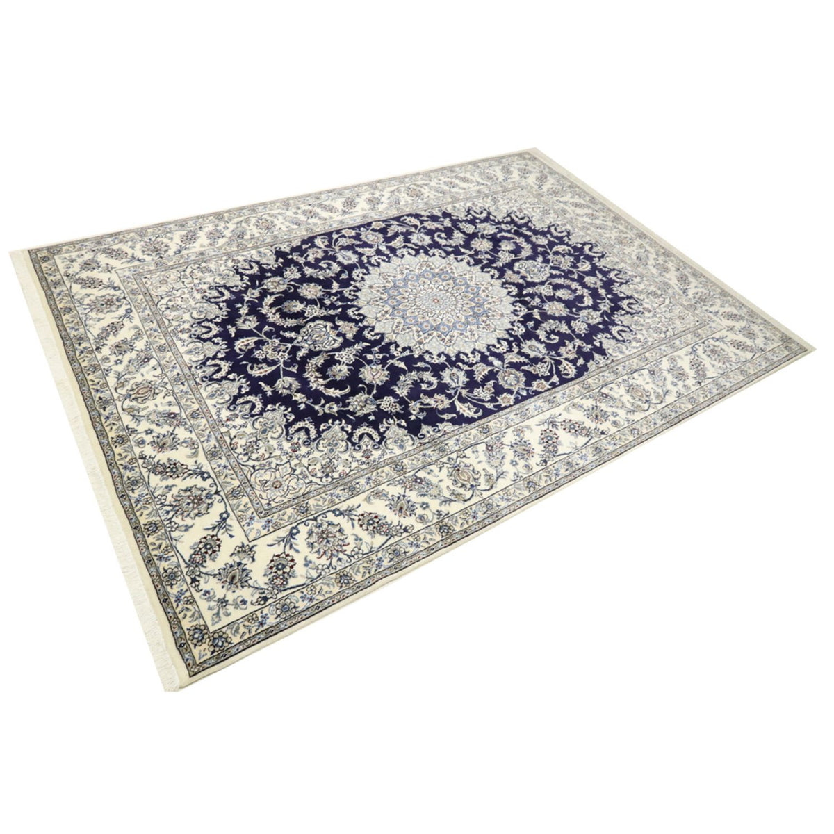 Perser Rug - Nain - 344 x 246 cm - dark blue