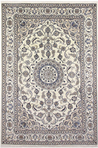 Perser Rug - Nain - 286 x 193 cm - cream