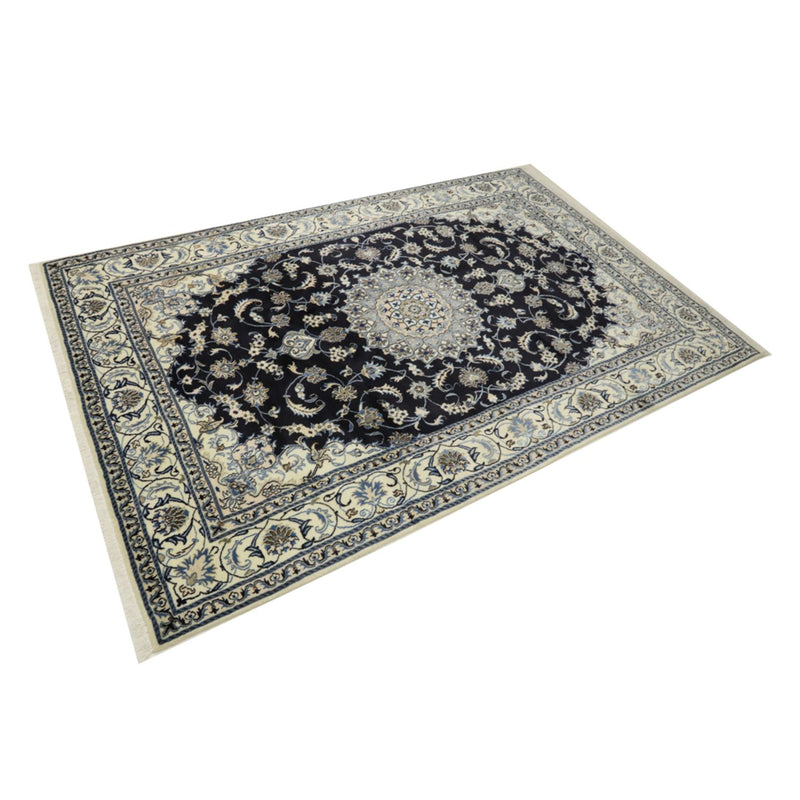 Perser Rug - Nain - 294 x 194 cm - dark blue