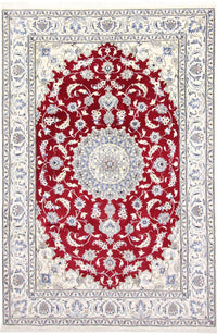 Perser Rug - Nain - 292 x 194 cm - red
