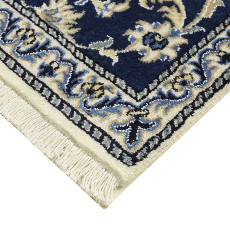 Runner Perser Rug - Nain - 387 x 77 cm - dark blue