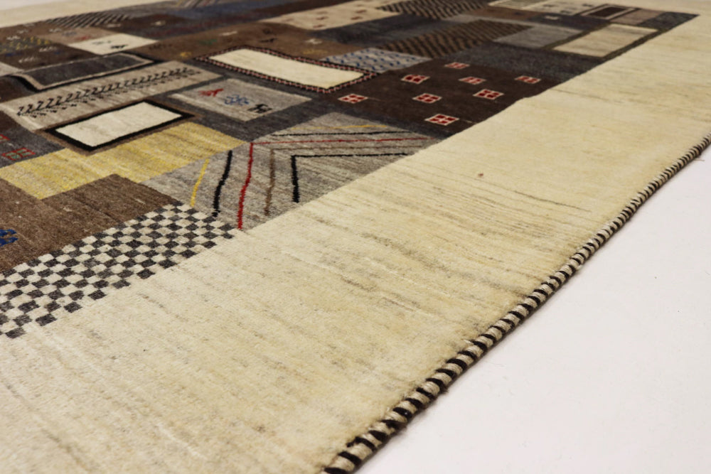 Gabbeh Rug - Loribaft Indus - 251 x 181 cm - multicolored