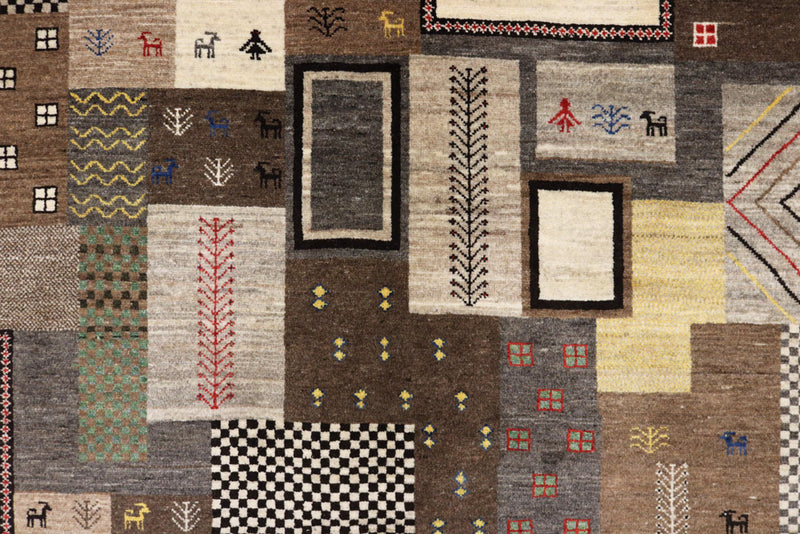 Gabbeh Rug - Loribaft Indus - 251 x 181 cm - multicolored