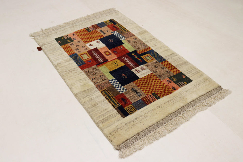 Gabbeh Rug - Loribaft Indus - 127 x 85 cm - multicolored
