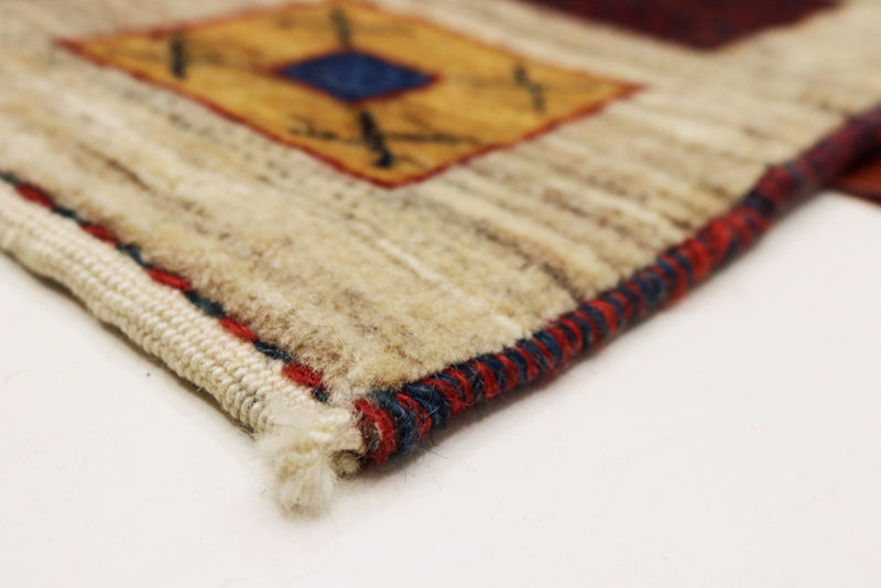 Gabbeh Rug - Loribaft Indus - 156 x 102 cm - beige