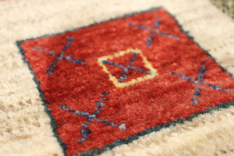 Gabbeh Rug - Loribaft Indus - 156 x 102 cm - beige