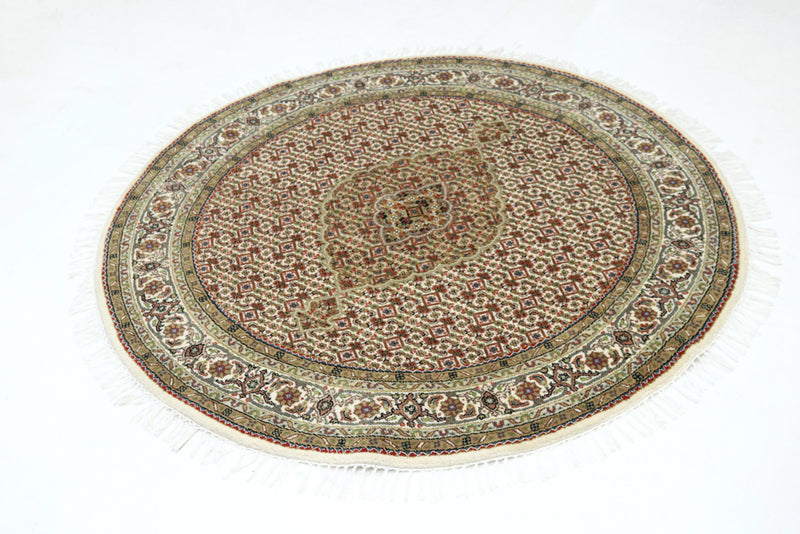 Indo Tabriz Rug 150x150cm - Oriental Rug