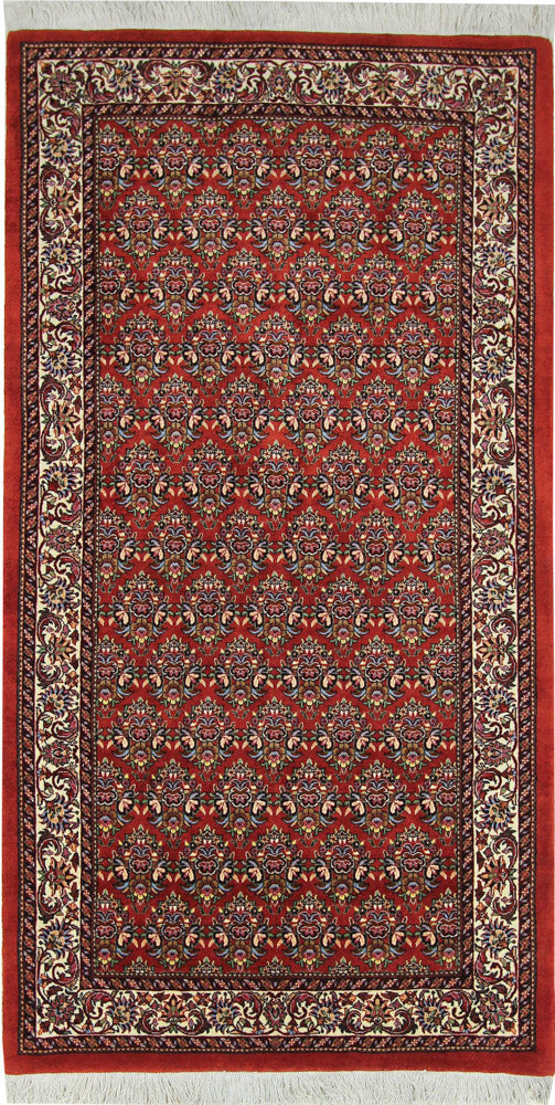 Runner Perser Rug - Bidjar - 197 x 102 cm - red