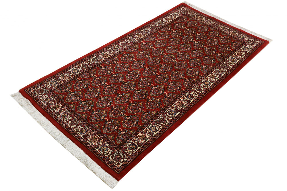 Runner Perser Rug - Bidjar - 197 x 102 cm - red