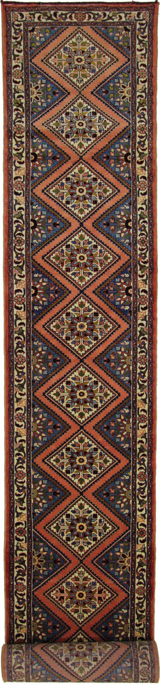 Läufer Perser - Classic - 482 x 68 cm - dunkelbeige