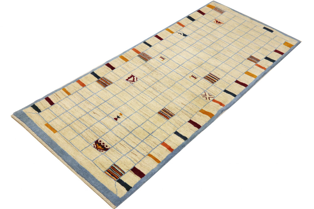 Runner Gabbeh Rug - Perser - 199 x 83 cm - sand