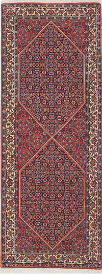Runner Perser Rug - Bidjar - 200 x 75 cm - rust