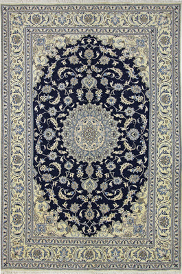 Perser Rug - Nain - Royal - 309 x 201 cm - dark blue