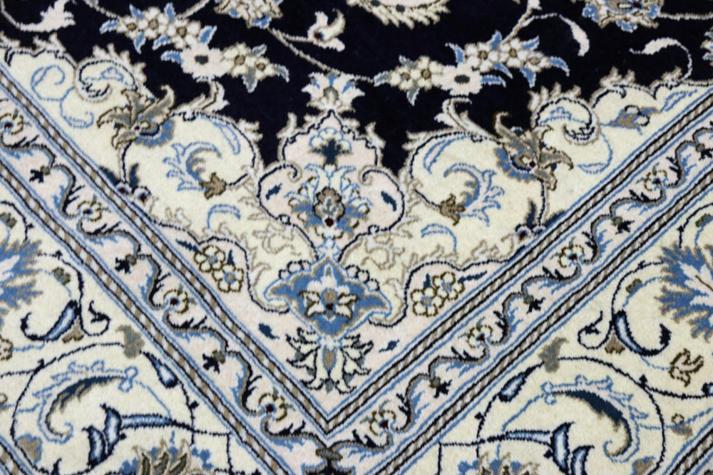 Perser Rug - Nain - Royal - 309 x 201 cm - dark blue
