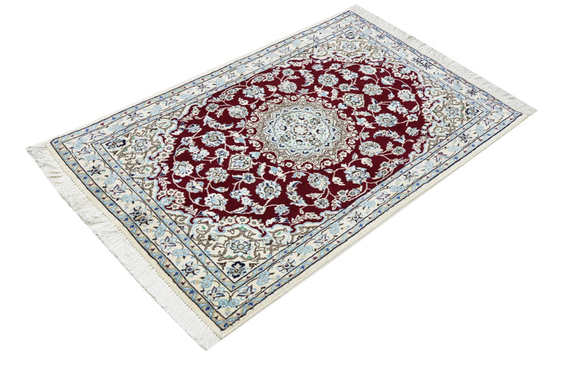 Perser Rug - Nain - Premium - 152 x 95 cm - red