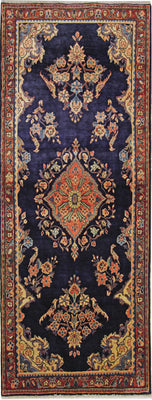Runner Perser Rug - Nomadic - 297 x 111 cm - dark blue