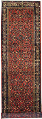 Runner Perser Rug - Mir - 397 x 109 cm - red