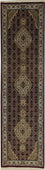 Runner Oriental Rug - Tabriz - 302 x 80 cm - dark beige