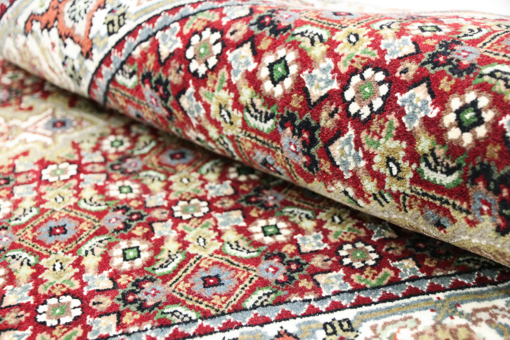 Runner Oriental Rug - Tabriz - 302 x 80 cm - dark beige