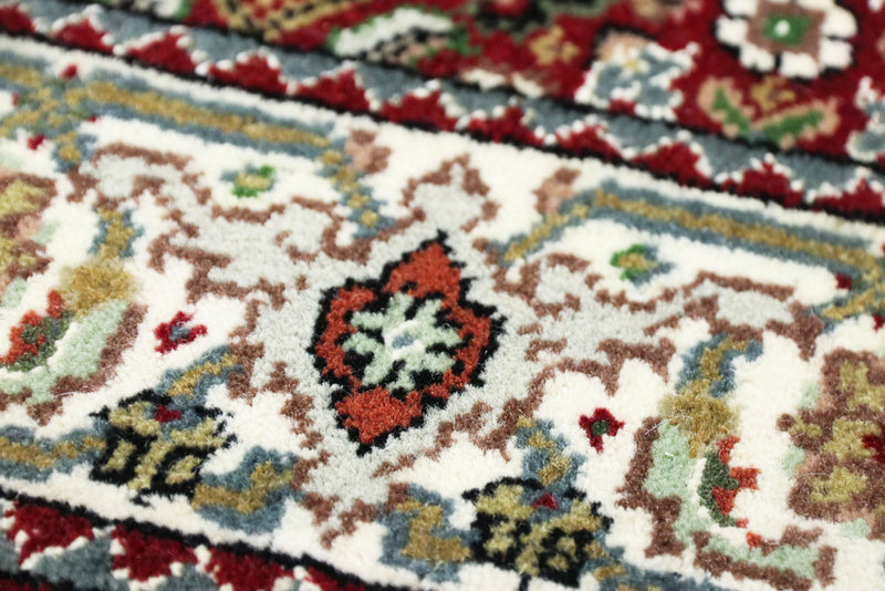 Runner Oriental Rug - Tabriz - 302 x 80 cm - dark beige