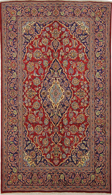 Perser Rug - Keshan - 230 x 133 cm - red