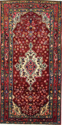 Perser Rug - Nomadic - 308 x 152 cm - red