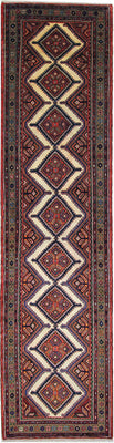 Runner Perser Rug - Nomadic - 348 x 87 cm - dark beige