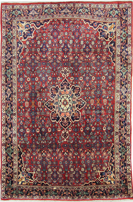 Perser Rug - Nomadic - 205 x 136 cm - rust