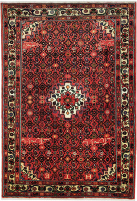 Perser Rug - Nomadic - 205 x 145 cm - red