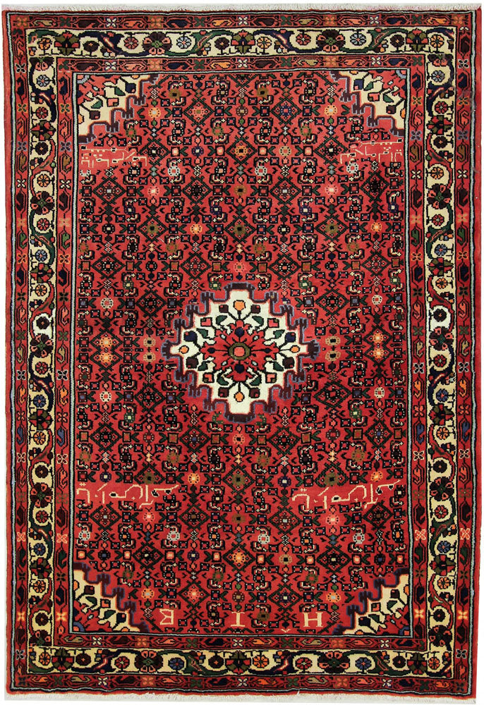 Perser Rug - Nomadic - 205 x 145 cm - red