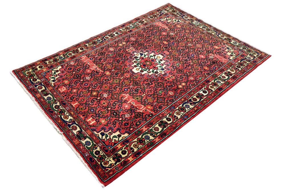 Perser Rug - Nomadic - 205 x 145 cm - red