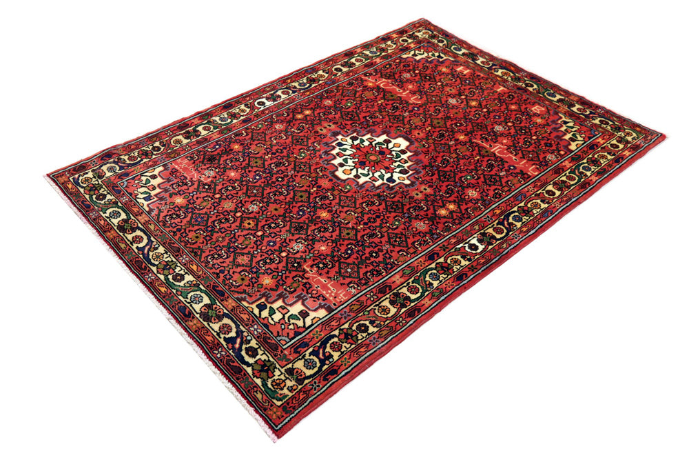 Perser Rug - Nomadic - 205 x 145 cm - red